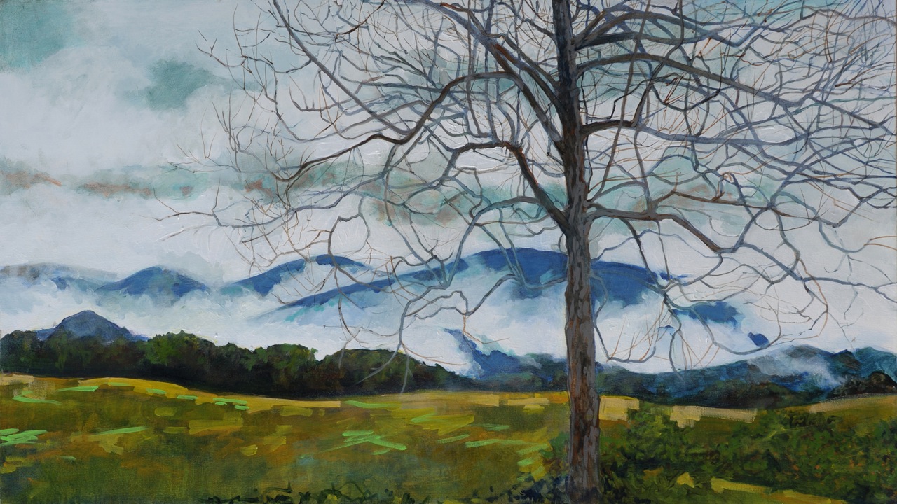 Mist Blue Ridge by Elizabeth Bradford at Les Yeux du Monde Art Gallery