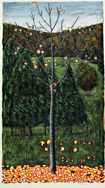 Autumn Leaves VI by John Borden Evans at Les Yeux du Monde Art Gallery