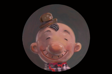 Portrait of Mr. Hamburger Today by Megan Marlatt at Les Yeux du Monde Gallery