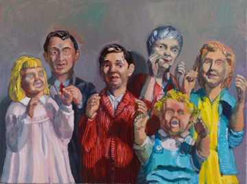 Rubber Family Portrait by Megan Marlatt at Les Yeux du Monde Gallery