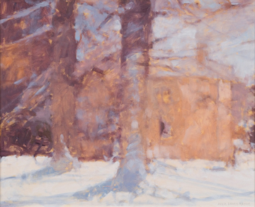 405 Cabell Street in the Snow by Annie Harris Massie at Les Yeux du Monde Gallery