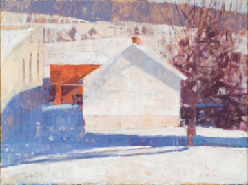 First Day after the Snow, Brownsburg by Annie Harris Massie at Les Yeux du Monde Art Gallery