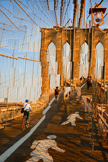 Brooklyn Bridge (NYC) by Patricia McClung at Les Yeux du Monde Gallery