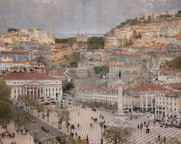 Since Yesterday the City has Changed (F. Pesoa/Lisbon) by Patricia McClung at Les Yeux du Monde Gallery
