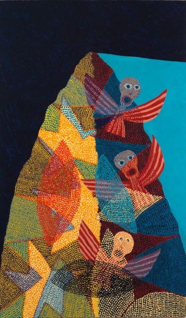 Angelitos by Russ Warren at Les Yeux du Monde Art Gallery