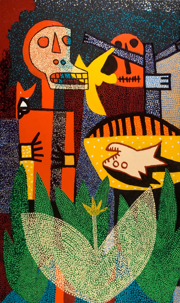 Galilee (left panel) by Russ Warren at Les Yeux du Monde Art Gallery