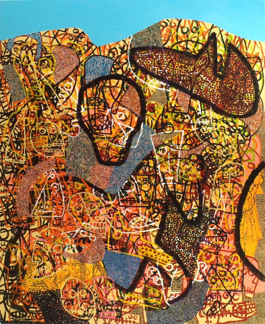 Zaragoza, right panel by Russ Warren at Les Yeux du Monde Art Gallery