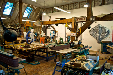 Robert Strini's studio
