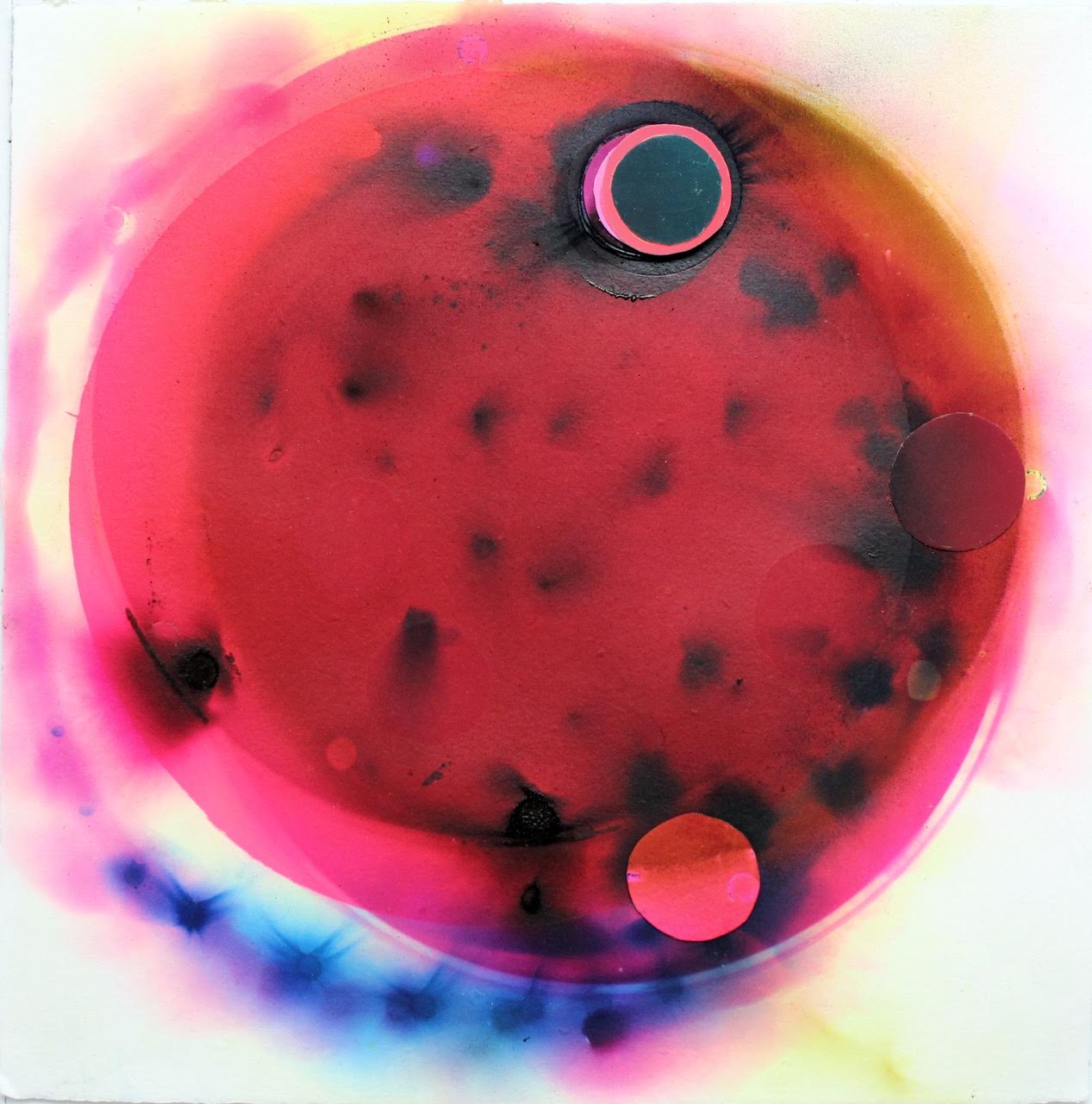 Smoke Painting Eclipse Pink
            at Les Yeux du Monde Art Gallery