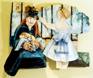 After Edouard Manet's The Railway by Stefanie Newman