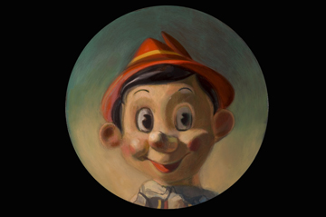Portrait of Pinocchio by Megan Marlatt at Les Yeux du Monde Gallery