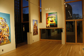 Photo from inside of new LYDM gallery 