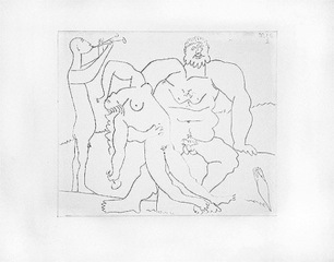 Bacchanale  au  Fltiste by Pablo Picasso at Les Yeux du Monde Art Gallery